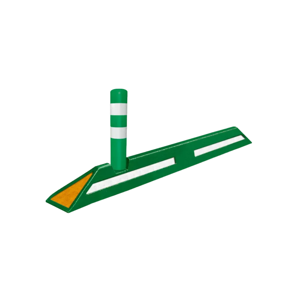 El Canalizador Atlas ayuda a confinar carriles de ciclovía de forma excepcional. Refuerza su visibilidad con el Hito 66 al inicio y finales de la ciclopista