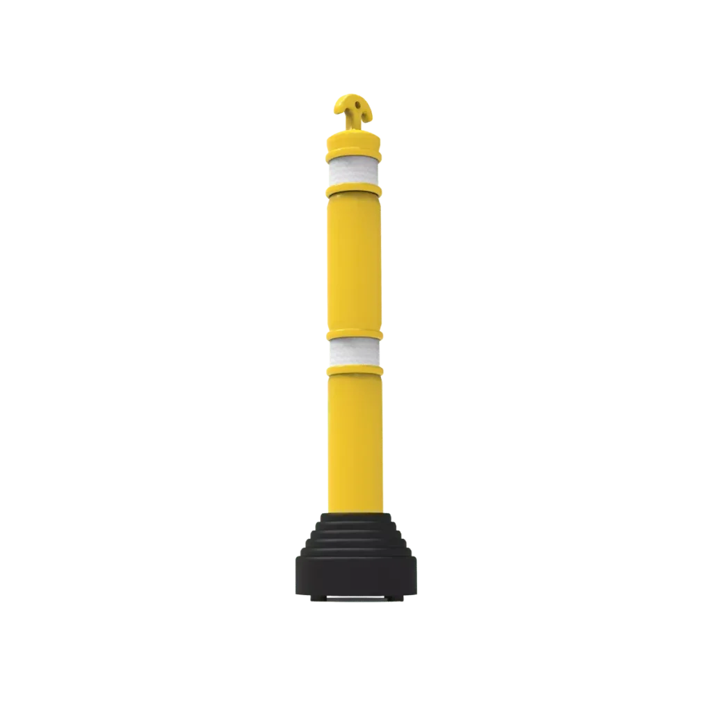 El Hito 85 garantiza una mayor seguridad en las ciclovías provisionales. De material flexible y altamente visible para cuidar al ciclista